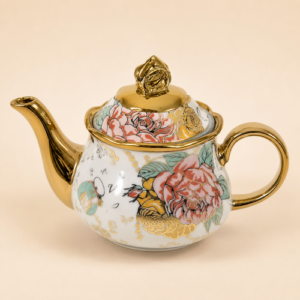 One-of-a-Kind Specialty Floral Teapot