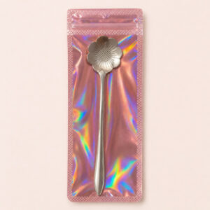 Long Decorative Floral Tea Spoon